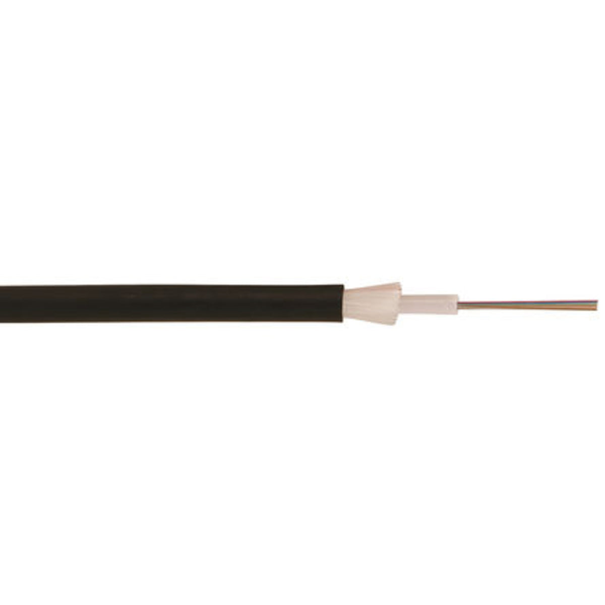 TieDex UK Fibre Optic Cable Low Smoke Zero Halogen, Black, 250 m