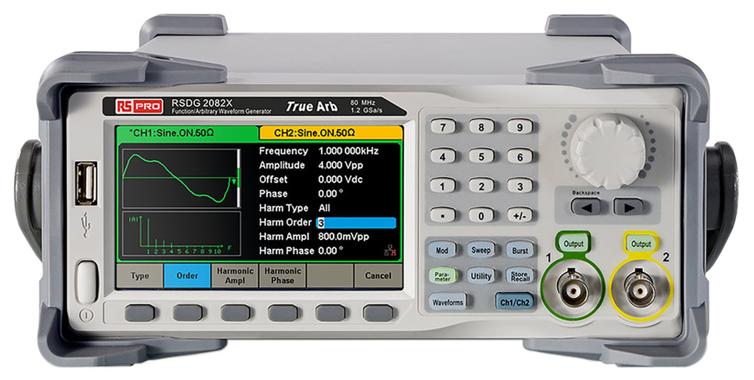 TieDex UK Arbitrary Waveform Generator 80 MHz Max, 2-Channel, 1 Hz Min