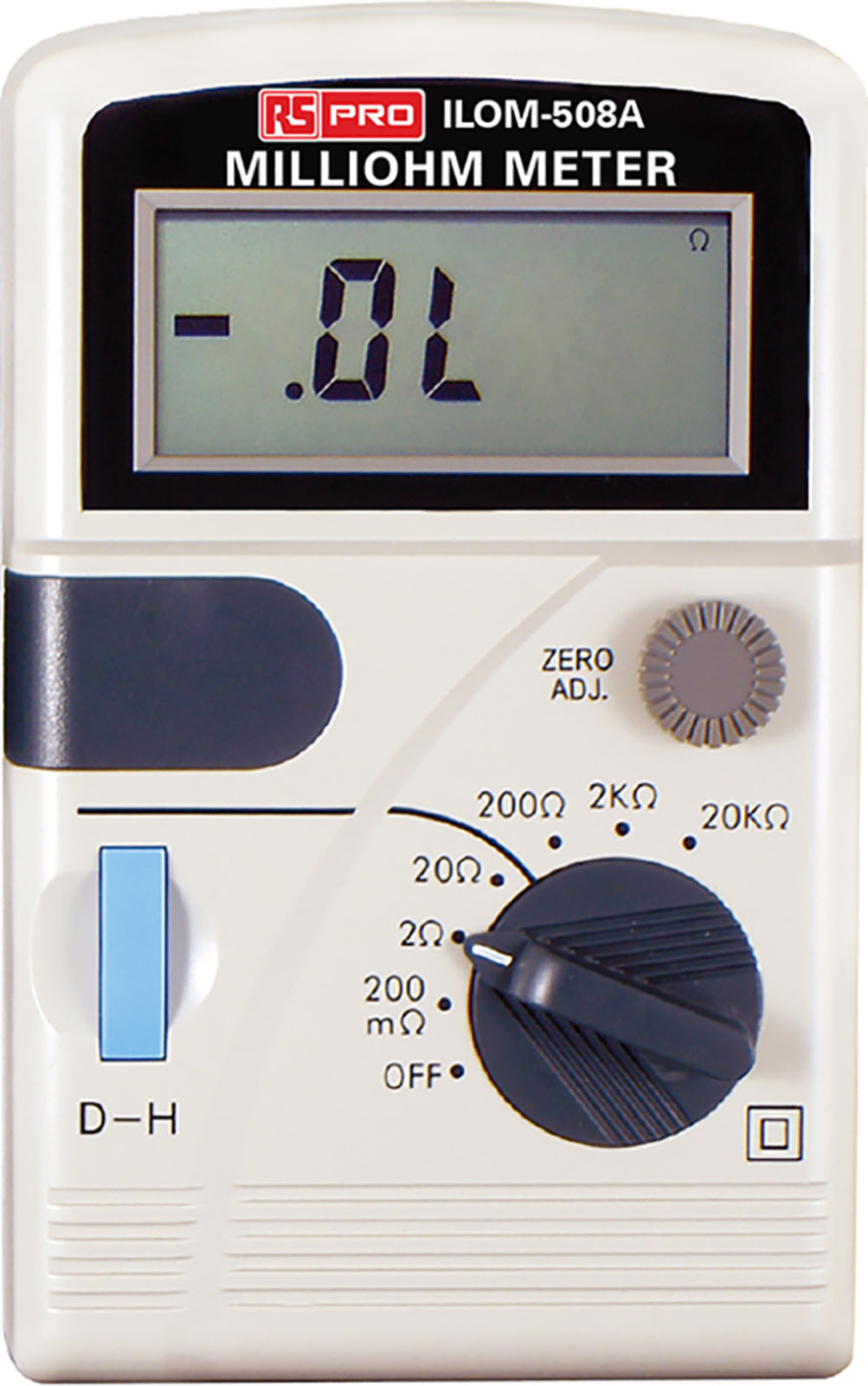 TieDex UK Handheld Ohmmeter, 100 μΩ, 4 Wire, RSCAL