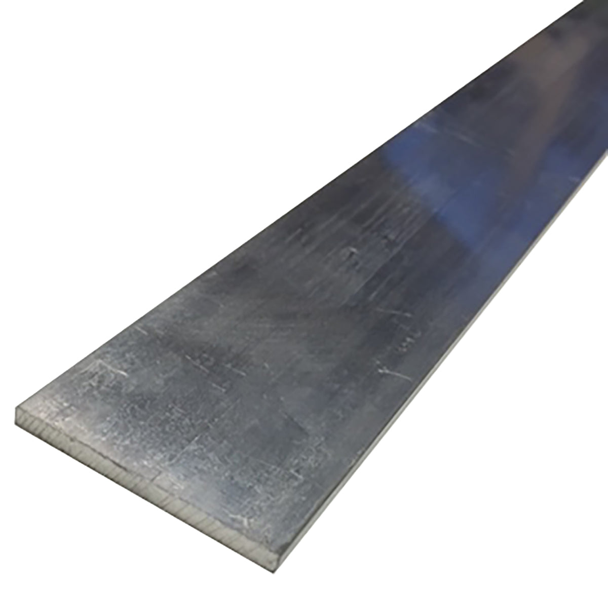 TieDex UK Metal Bar Flat, 25mm W, 12 mm H, 1 m L