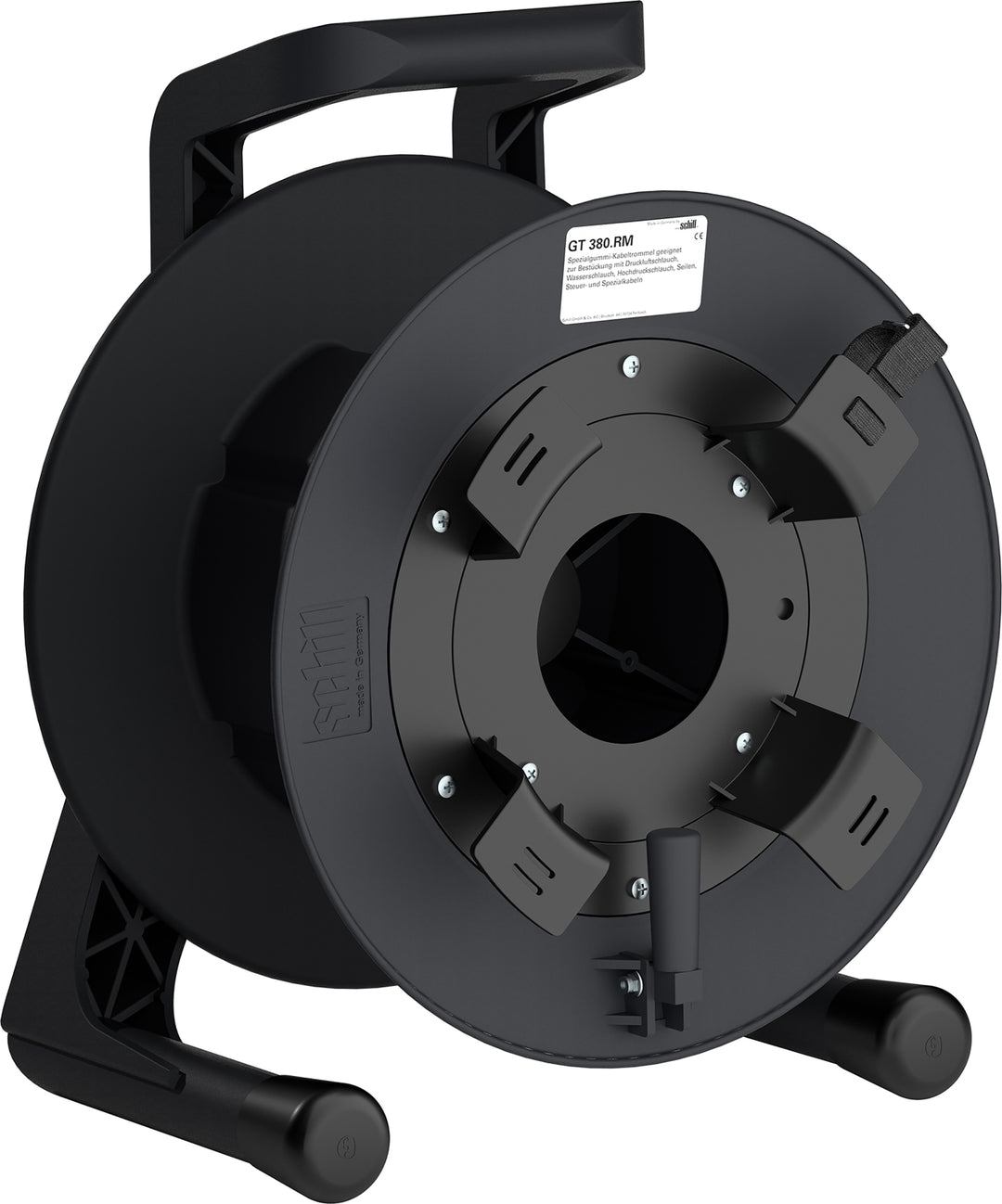 TieDex UK Empty Cable Reel, 55 m, Rubber Empty Cable Reel