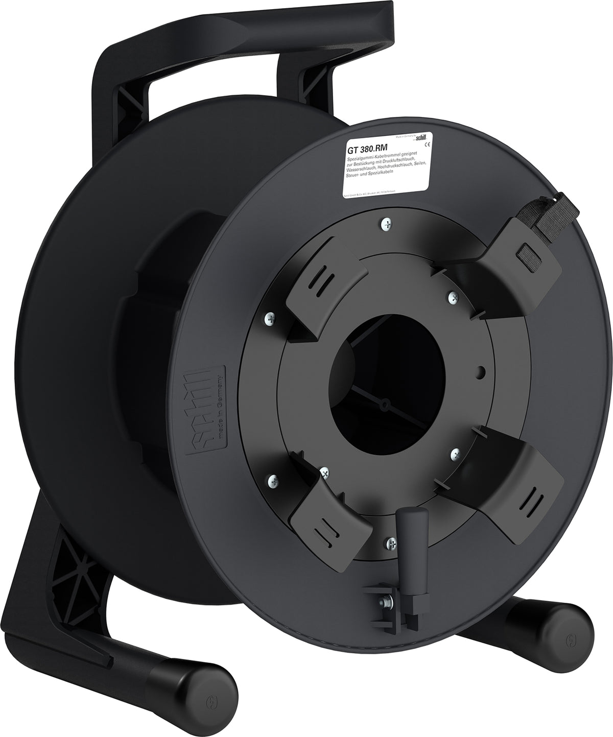 TieDex UK Empty Cable Reel, 55 m, Rubber Empty Cable Reel