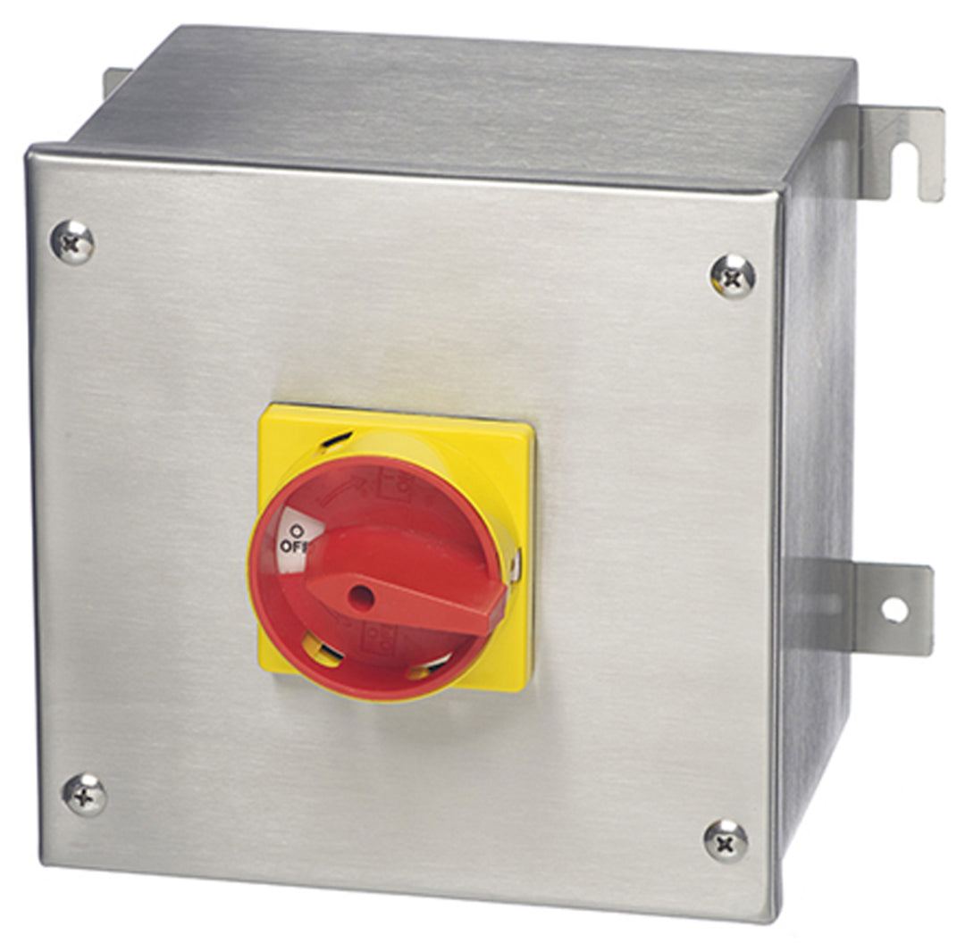 TieDex UK 4-Pole Panel Mount Isolator Switch -, IP65, 63A, 45 kW