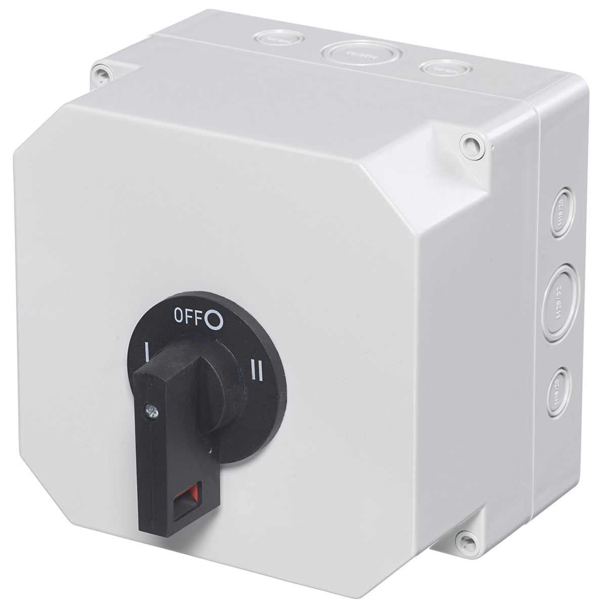 TieDex UK 2-Pole Panel Mount Isolator Switch -, IP65, 63A, 37 kW