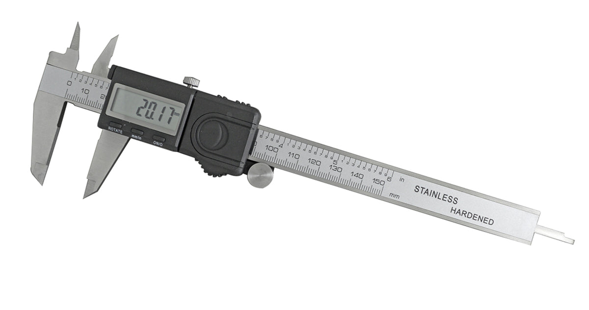TieDex UK Caliper 150 mm 0.01 mm Resolution Digital, Imperial, Metric