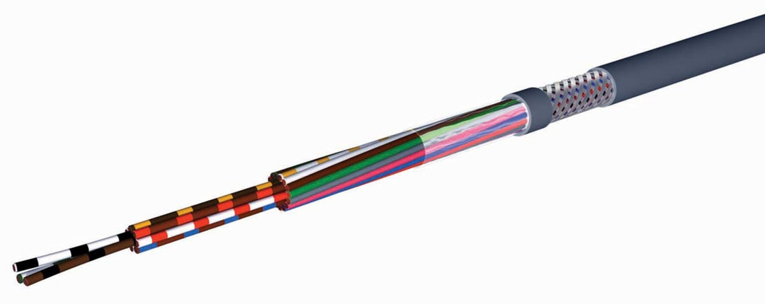 TieDex UK Data Cable 1 mm² 100 m Grey Sheath Polyvinyl Chloride
