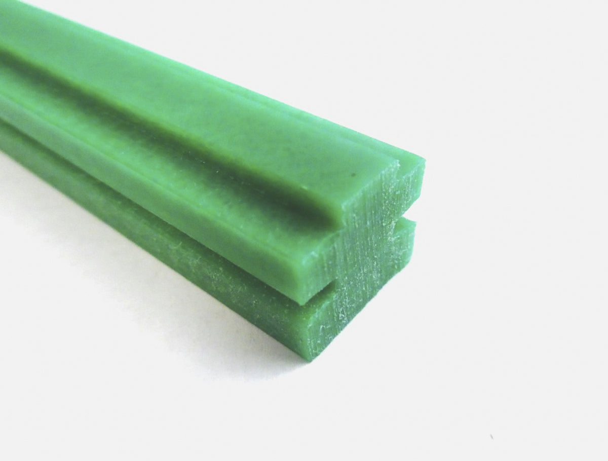 TieDex UK Green GR1 profile 08B Chain Guide 2 m x 20mm x 15 mm