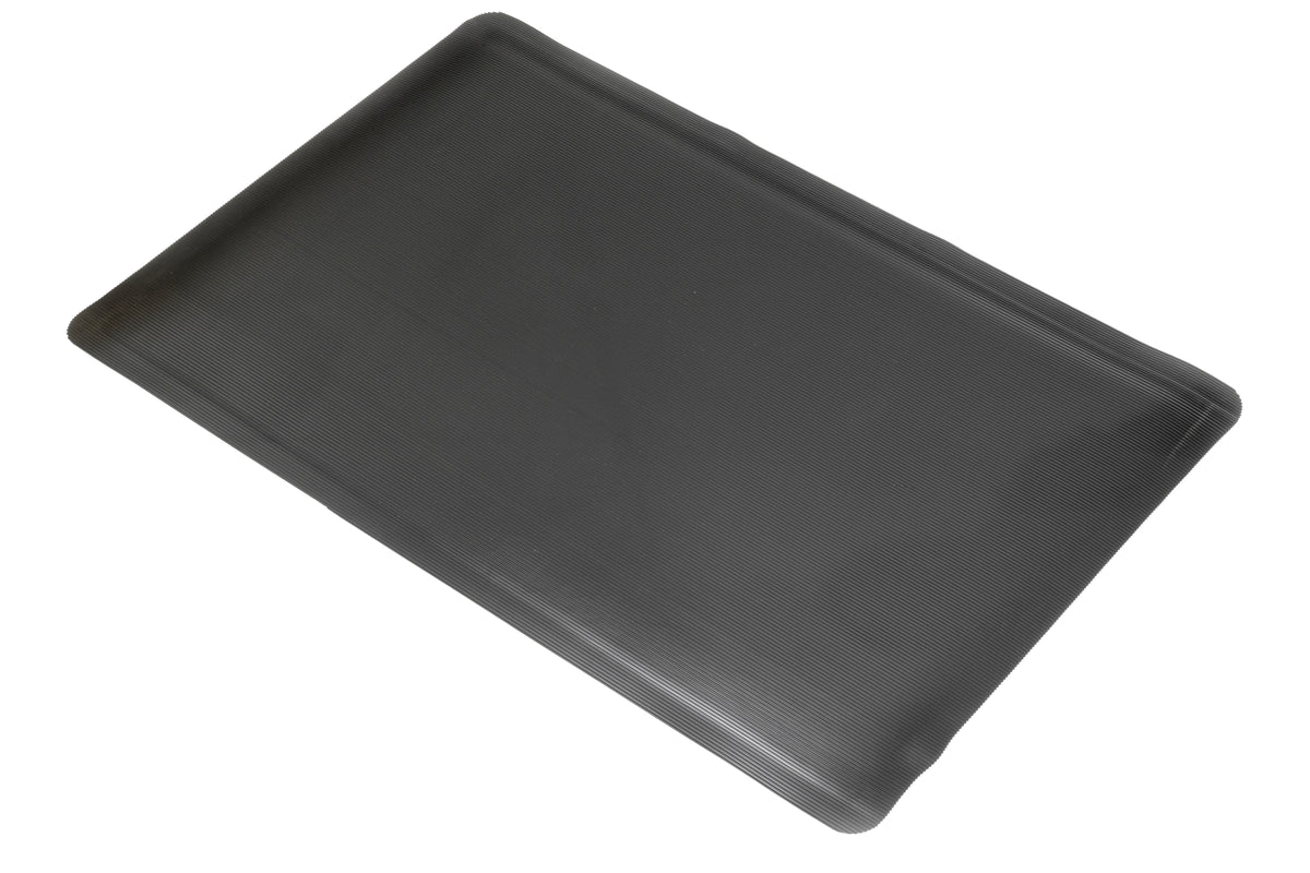 TieDex UK Individual Vinyl Anti-Fatigue Mat 900mm x 1.5 m x 12.5 mm, Black