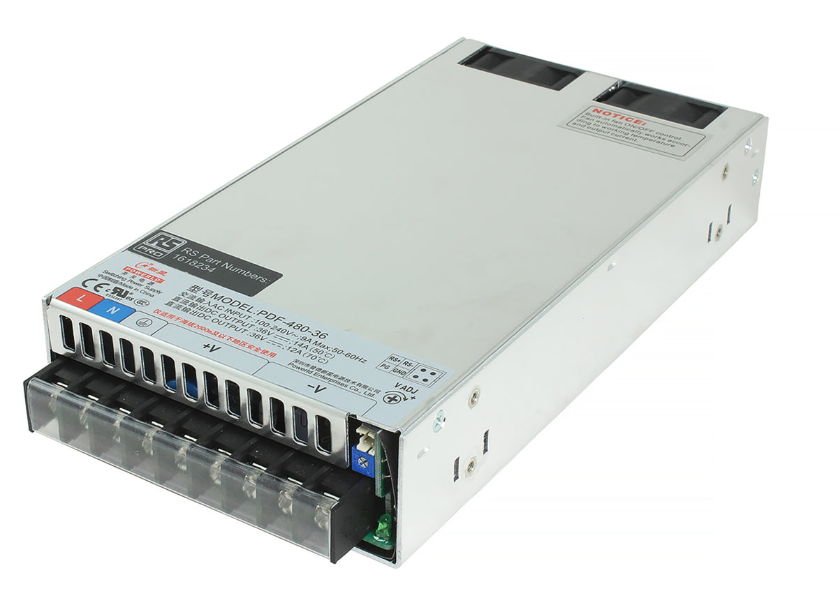 TieDex UK Switching Power Supply 48V dc, 480 W 264V ac