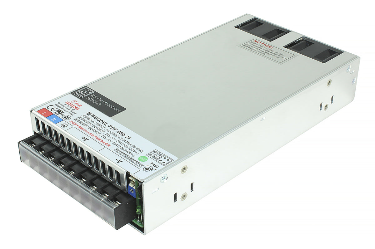 TieDex UK Switching Power Supply 24V dc, 799 W 264V ac