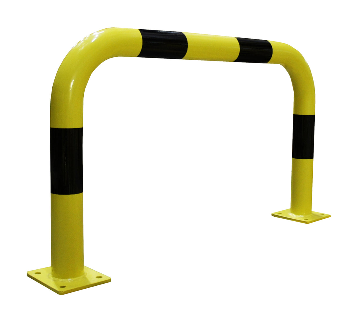 TieDex UK Yellow, Black Safety Barrier, Steel, Safety Railing