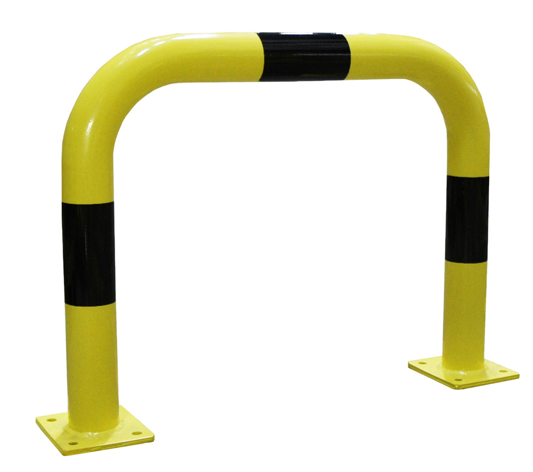 TieDex UK Yellow, Black Safety Barrier, Steel, Safety Railing