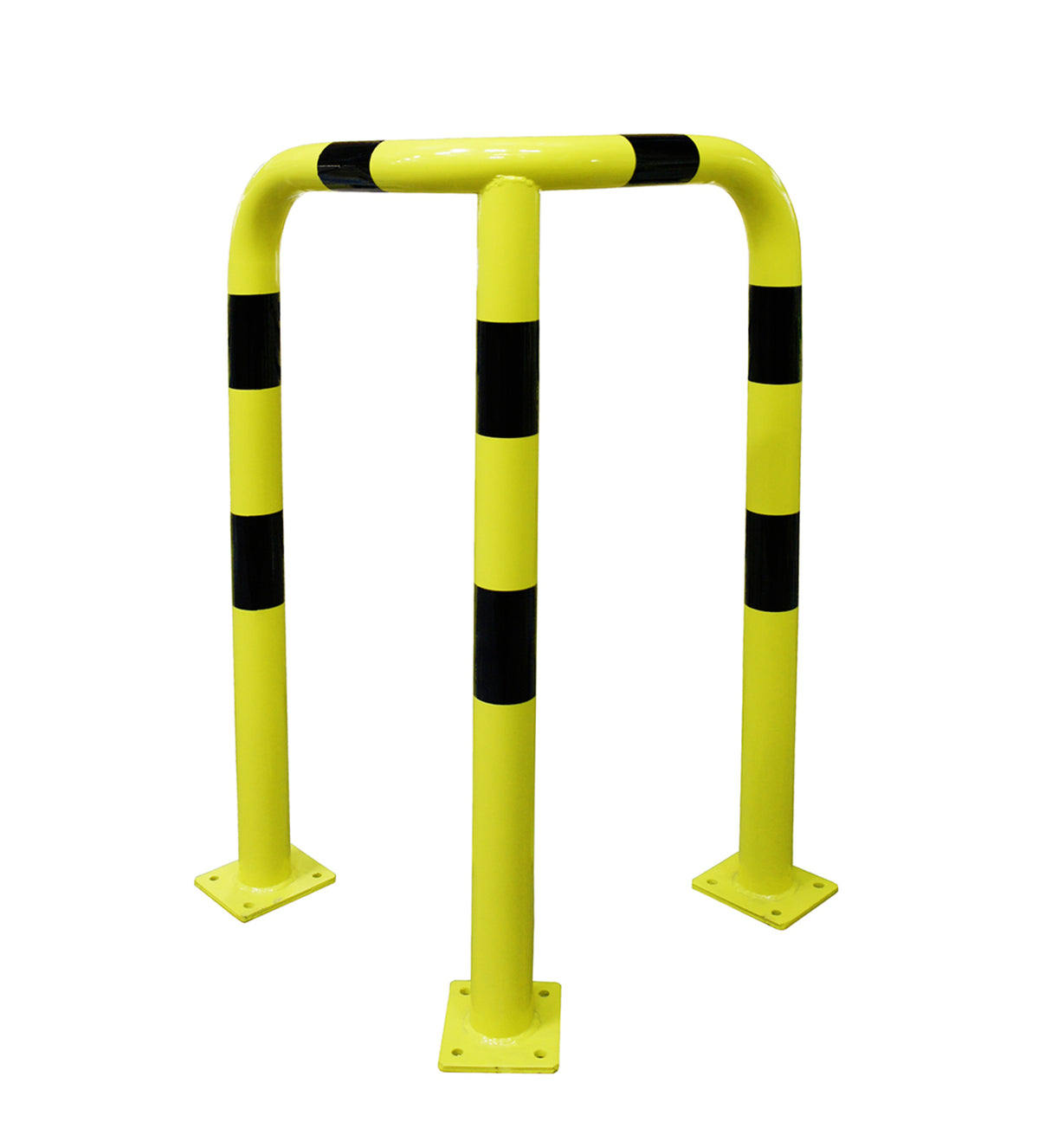 TieDex UK Black, Yellow Safety Barrier, Steel, Safety Railing