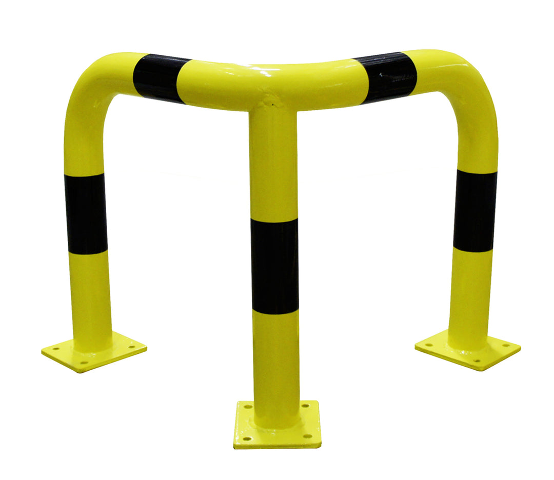 TieDex UK Yellow, Black Safety Barrier, Steel, Safety Railing