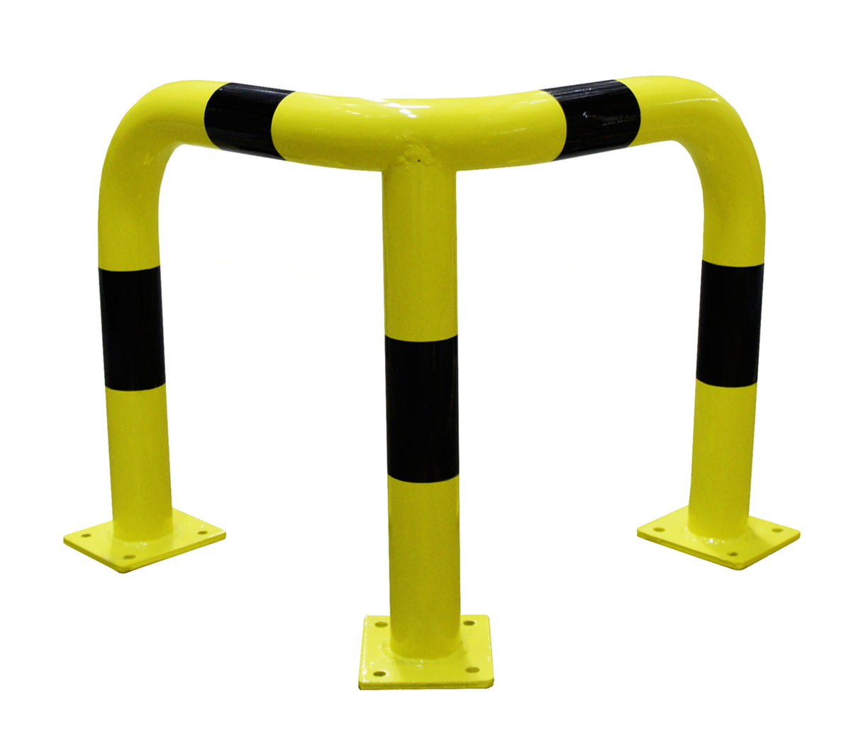 TieDex UK Yellow, Black Safety Barrier, Steel, Safety Railing