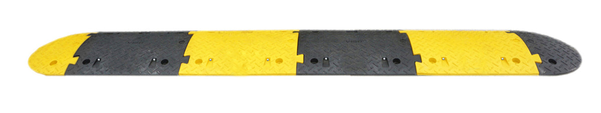 TieDex UK High Visibility Rubber Speed Bump 2.5 m x 430mm x 70 mm