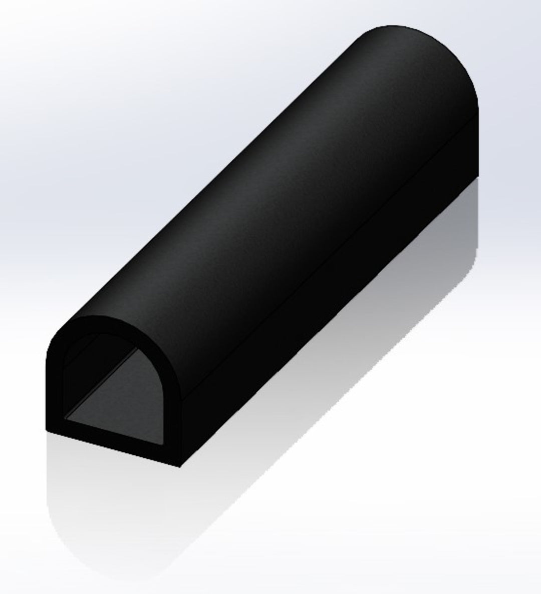 TieDex UK Black Ethylene Propylene Diene Monomer Edging Strip, 20 m