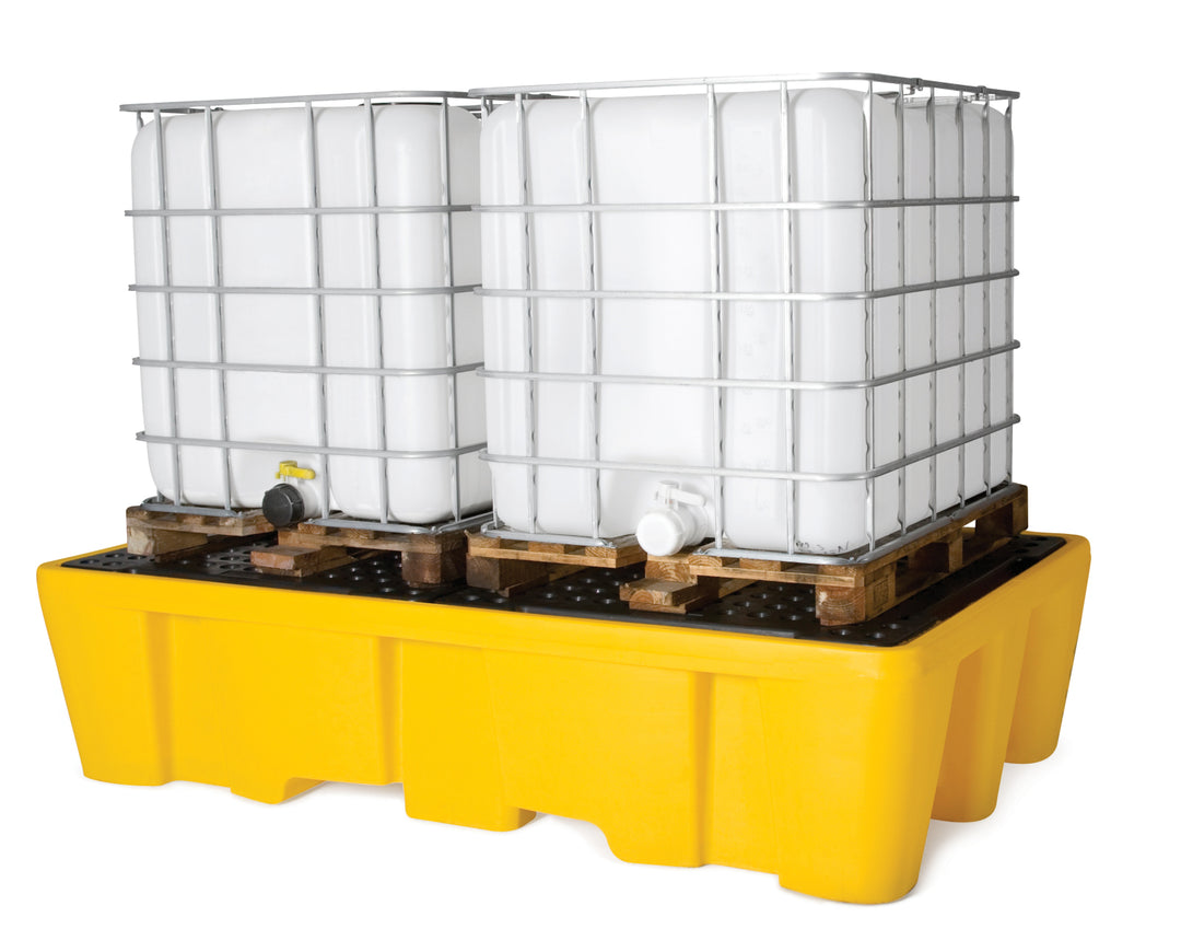 TieDex UK Polyethylene Double IBC Spill Pallet 1100 L