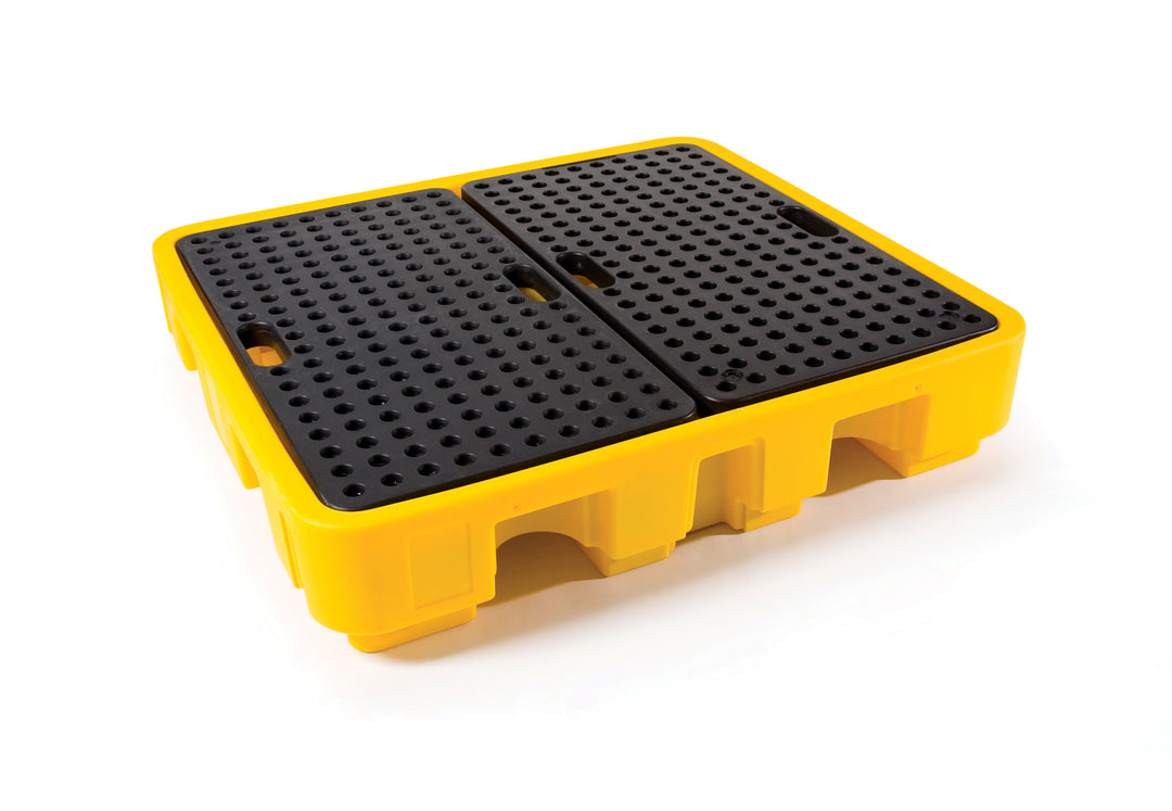 TieDex UK Polyethylene Spill Pallet for Industrial Storage 250 L