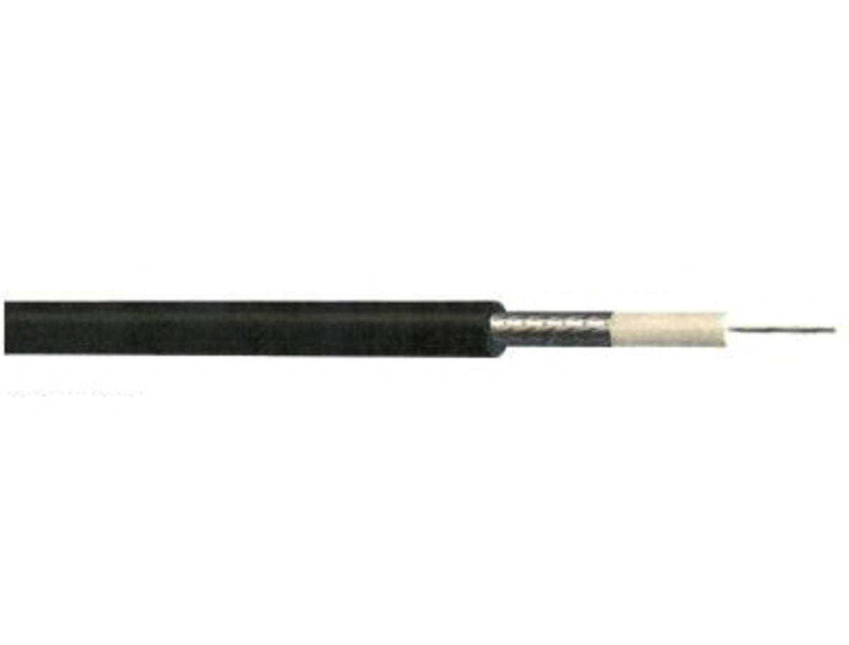 TieDex UK 50 Ω Coaxial Cable Screened, 500 m Black