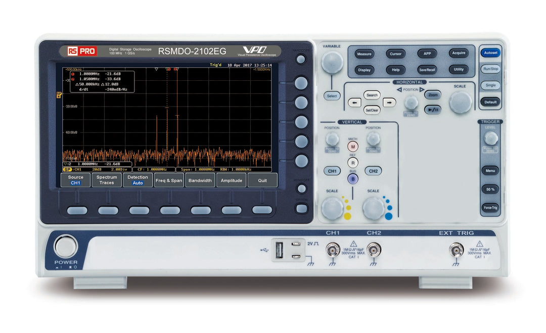 TieDex UK, 100 MHz Bench Oscilloscope, 2 Channels