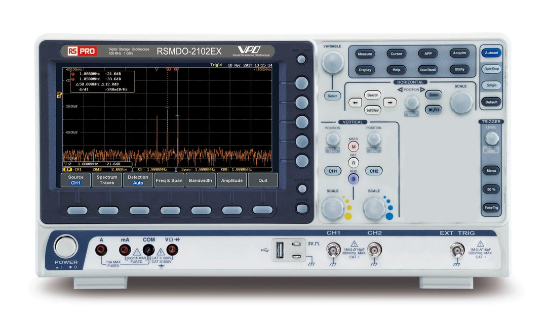 TieDex UK, 100 MHz Bench Oscilloscope, 2 Channels