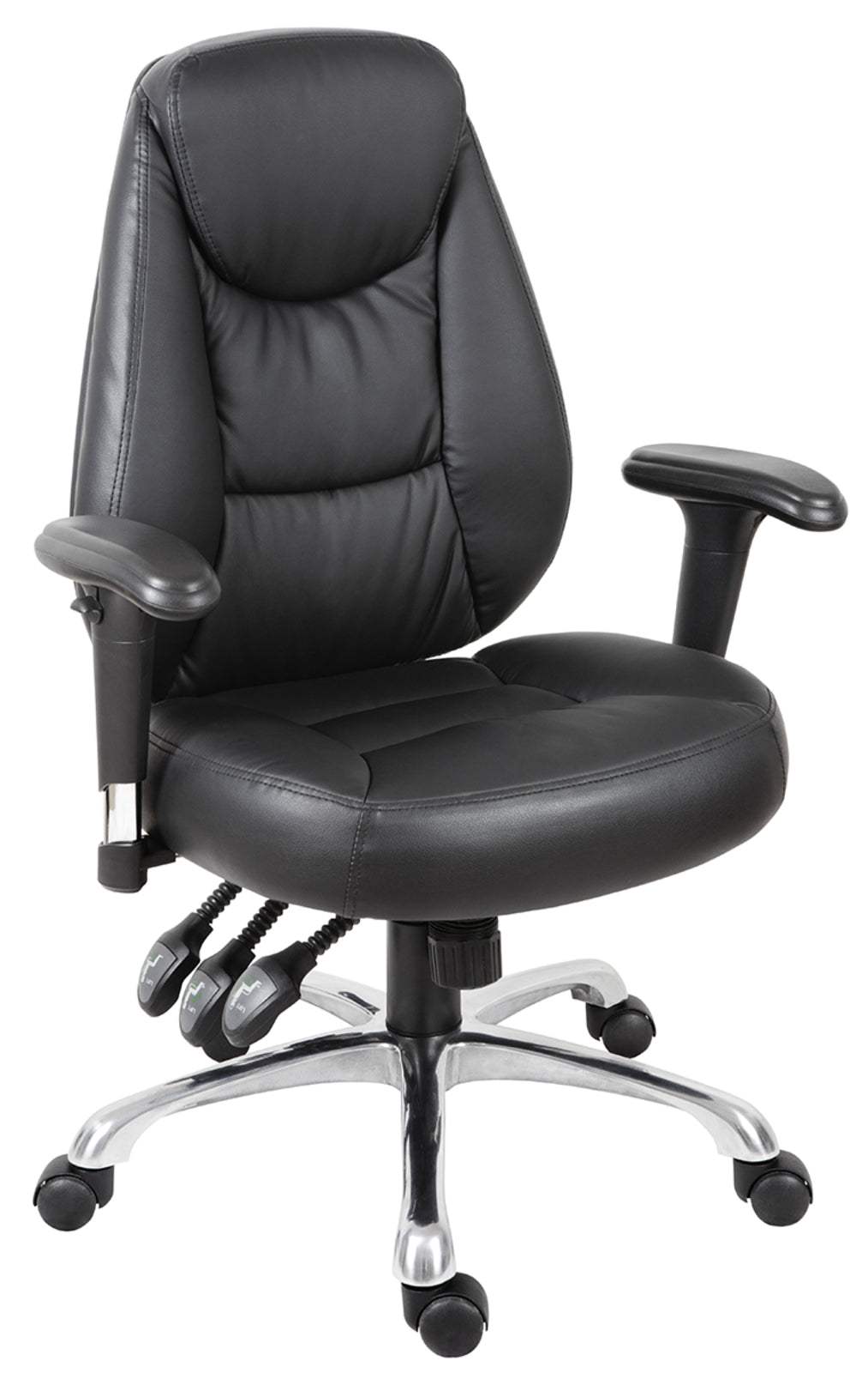 TieDex UK Black Faux Leather Executive Chair