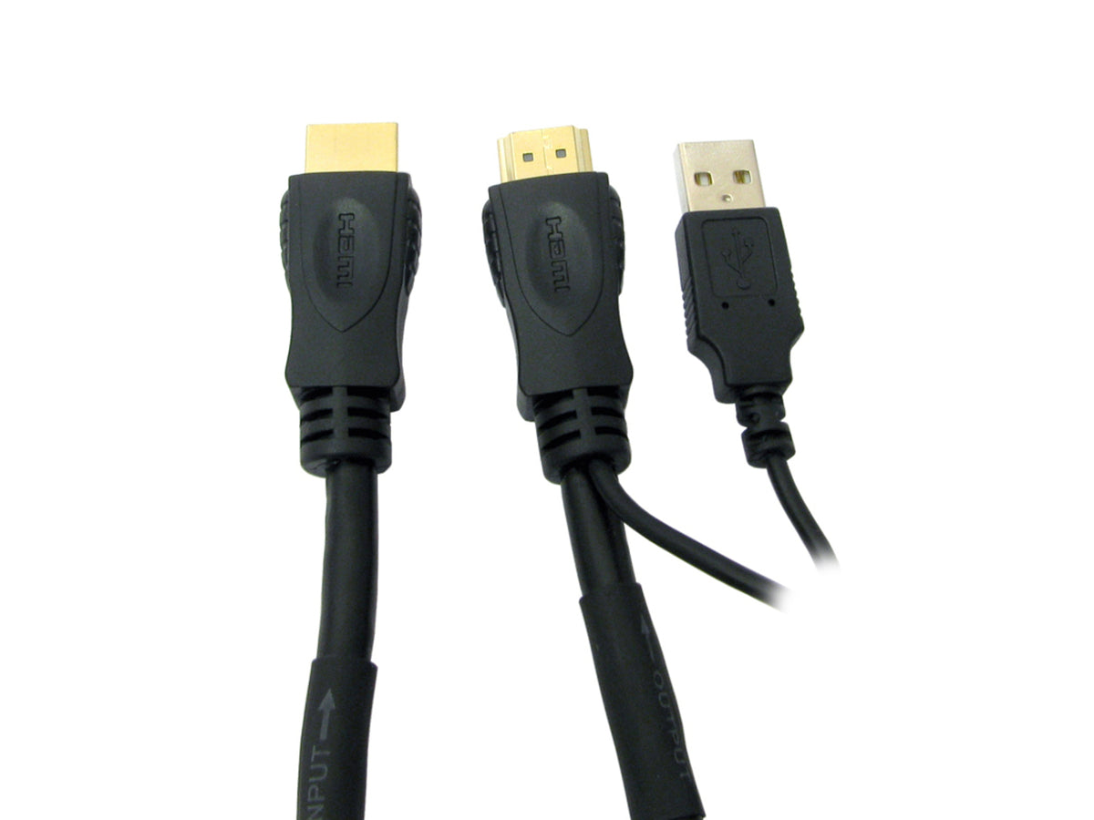 TieDex UK, 40 m 1080p HDMI Cable, - Male HDMI to Male HDMI, HDMI 1.4, Black