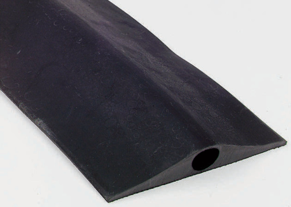 TieDex UK 4.5 m Black Cable Cover in Rubber, 30 mm ID