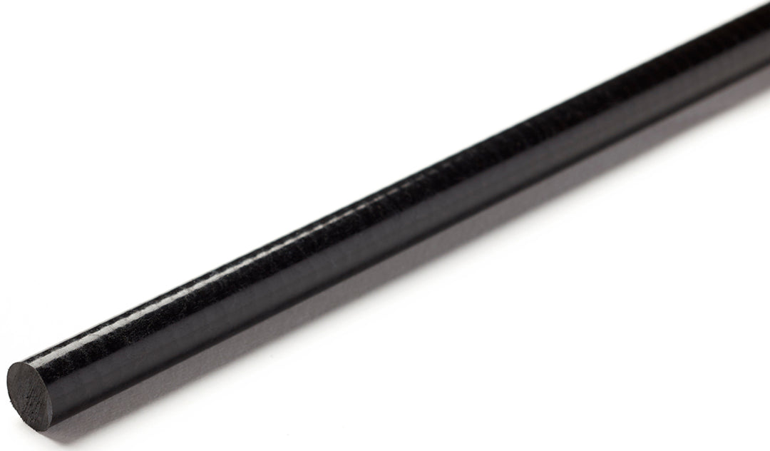 TieDex UK Black Glass-Reinforced Plastic Rod, 500 mm x 100 mm Diameter
