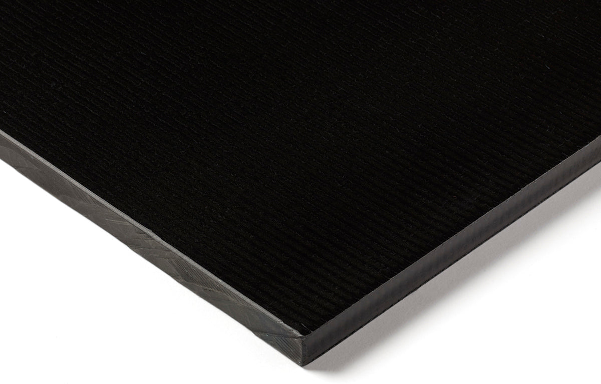 TieDex UK Black Glass Reinforced Plastic Plastic Sheet, 500 mm x 300mm x 16 mm, Polyamide 66 GF30