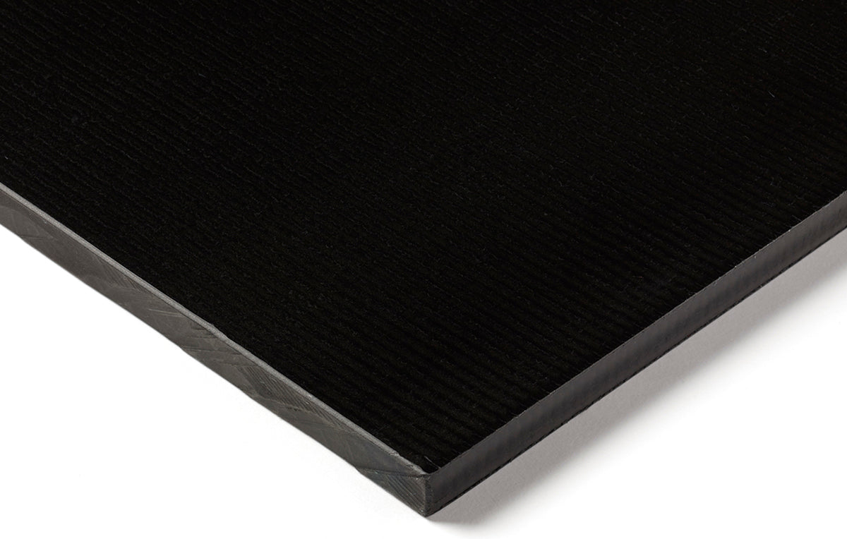 TieDex UK Black Glass Reinforced Plastic Plastic Sheet, 500 mm x 305mm x 30 mm, Polyamide 66 with 30% Fibre Glass