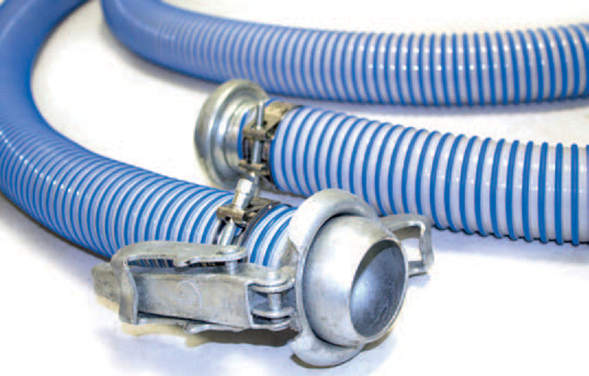 TieDex UK Vacuum hose with couplings, 6 m Long