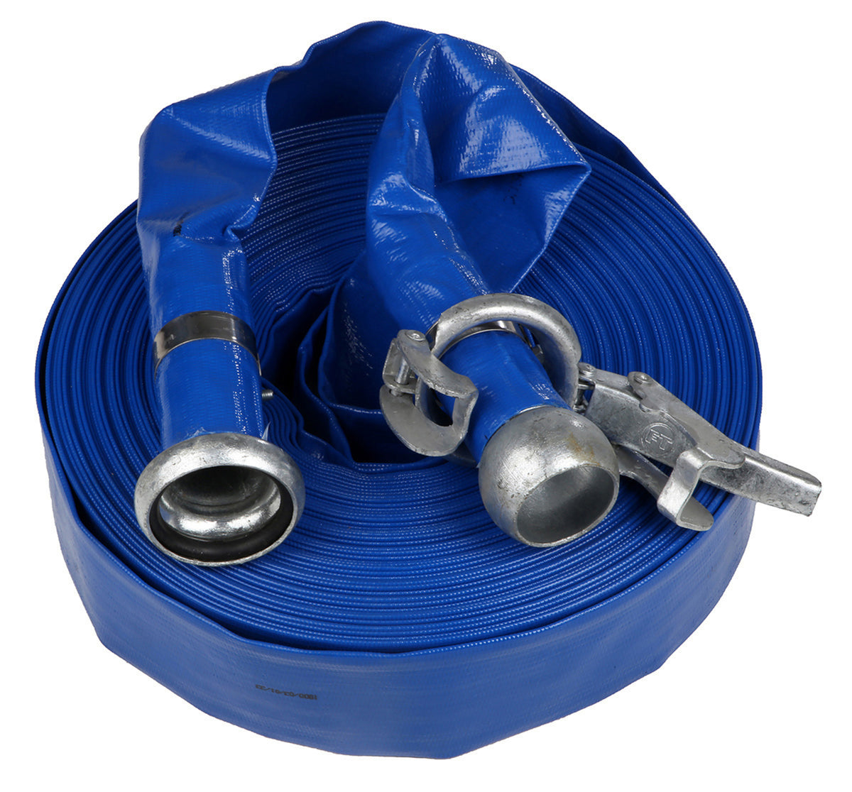 TieDex UK Flat Roll-Up Hose with Coupling, 3 bar, 100 m Long