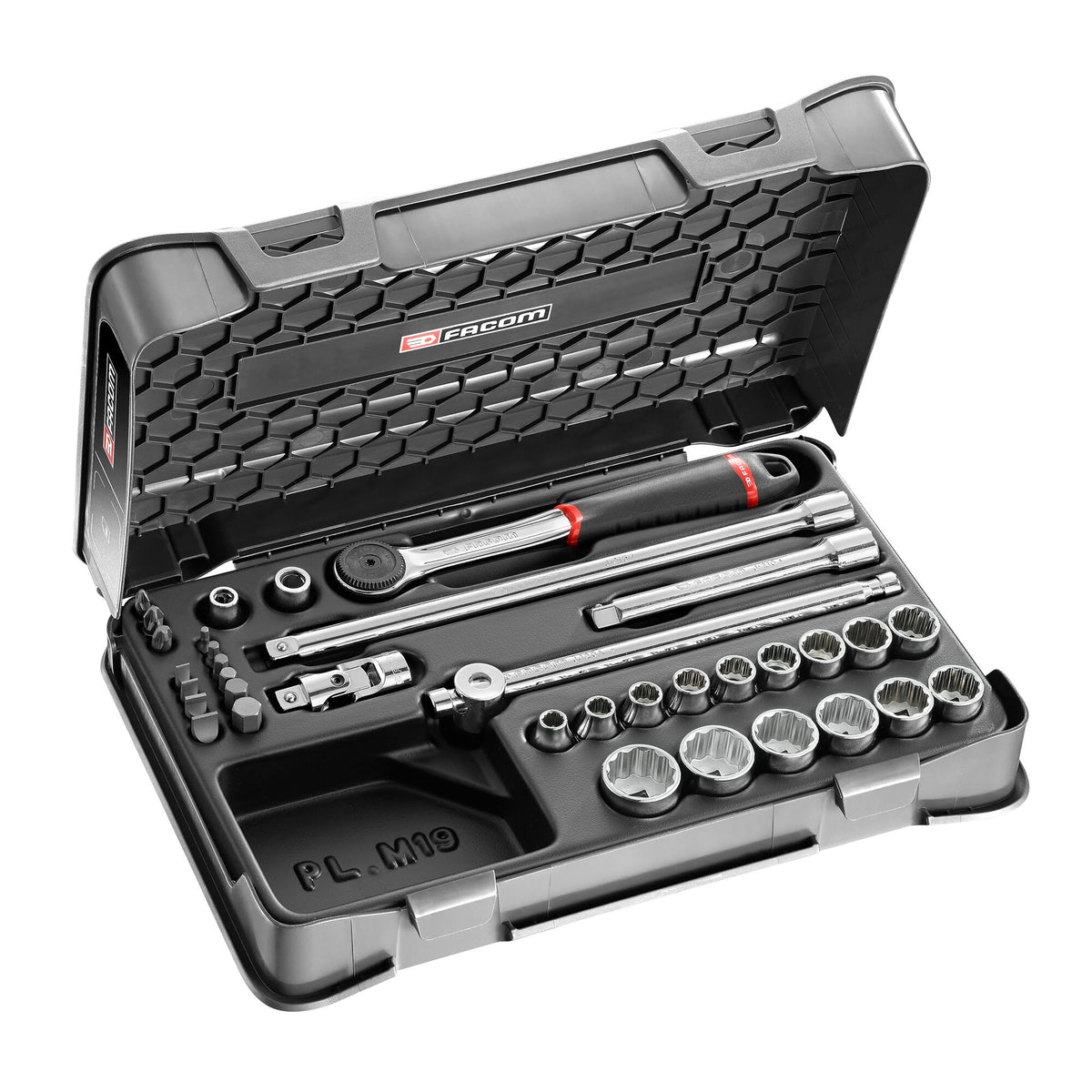 Facom 35-Piece 3/8 in 12 Point Socket & Bit Set