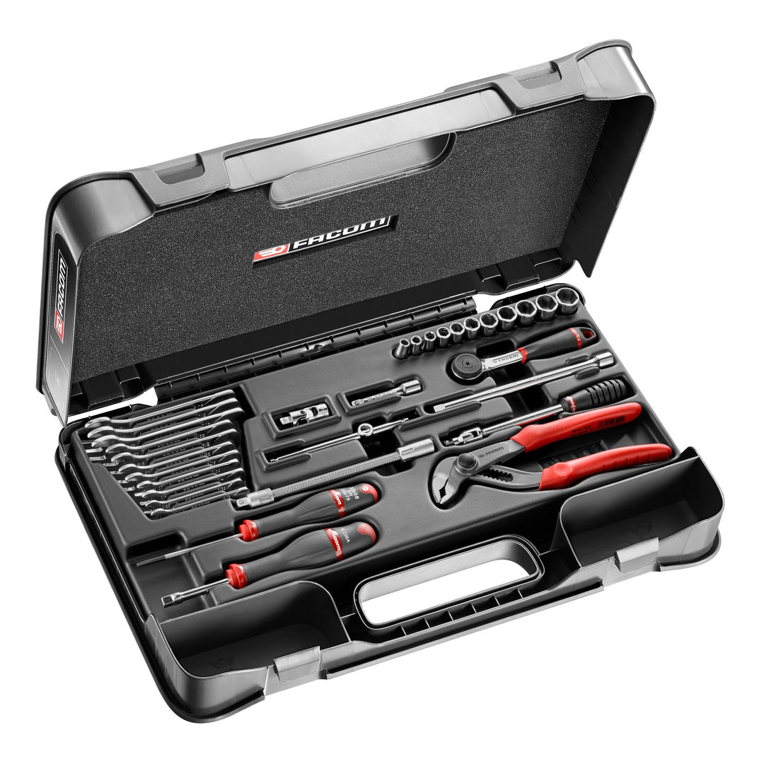Facom 32-Piece 1/4 in 6 Point Socket Set