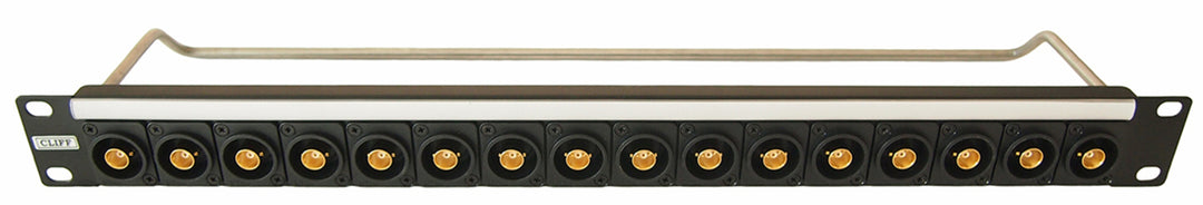 TieDex UK BNC Feed Through Connector Rack for use with Audio and Video Connector