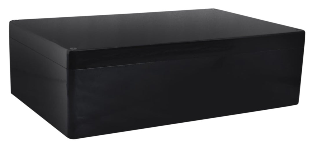 TieDex UK Black Fibreglass Reinforced Polyester Enclosure, IP66, IP67, IP68, 160 mm x 400 mm x 250 mm