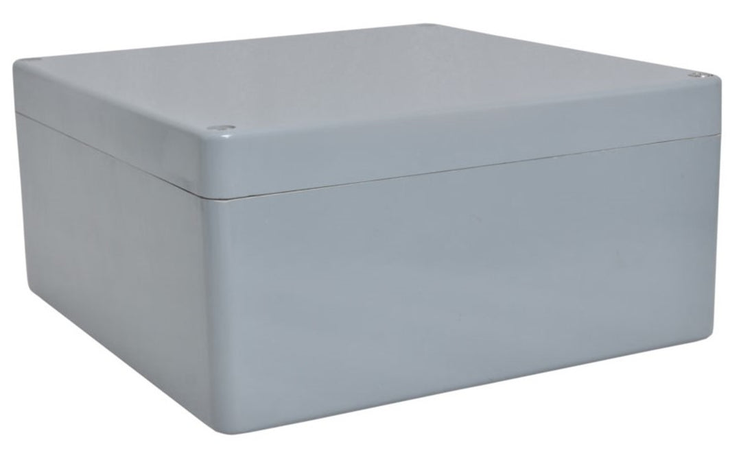 TieDex UK Grey Grey Lid Fibreglass Reinforced Polyester Enclosure, IP66, 160 mm x 255 mm x 250 mm