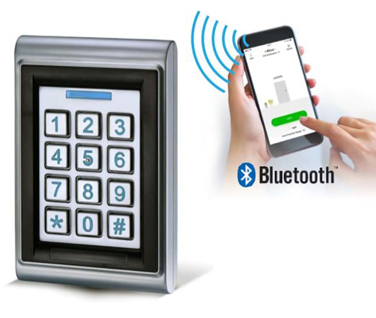 TieDex UK Die Cast Aluminium Keypad Lock