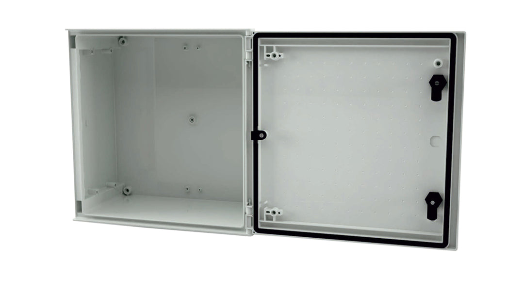 TieDex UK Fibreglass Reinforced Polyester Wall Box, IP66, 400 mm x 400 mm x 200 mm