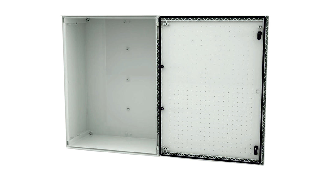 TieDex UK Fibreglass Reinforced Polyester Wall Box, IP66, 800 mm x 600 mm x 300 mm