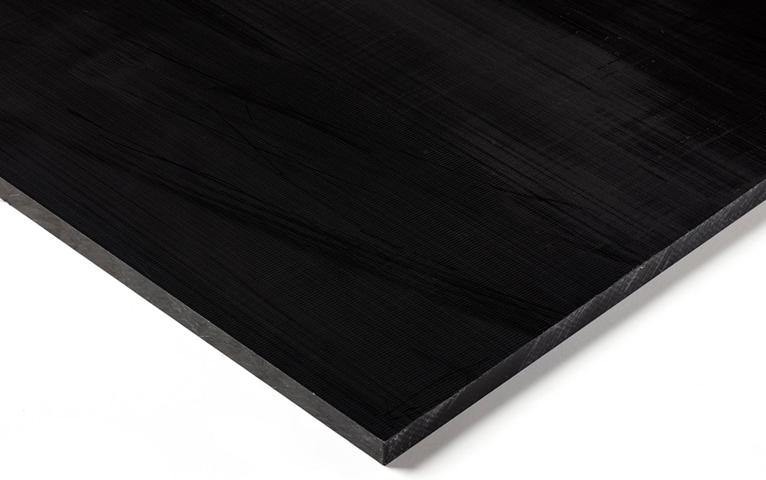 TieDex UK Black Polyamide Plastic Sheet, 500 mm x 500mm x 40 mm