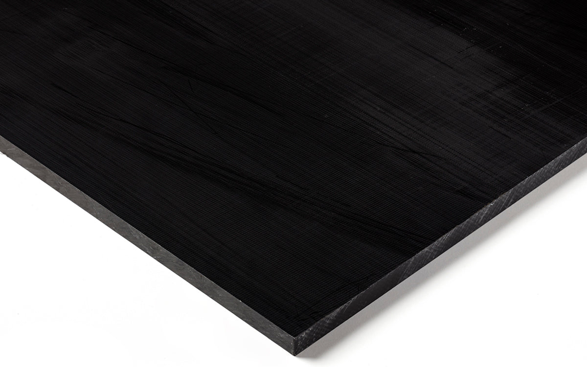 TieDex UK Black Polyamide Plastic Sheet, 500 mm x 500mm x 40 mm