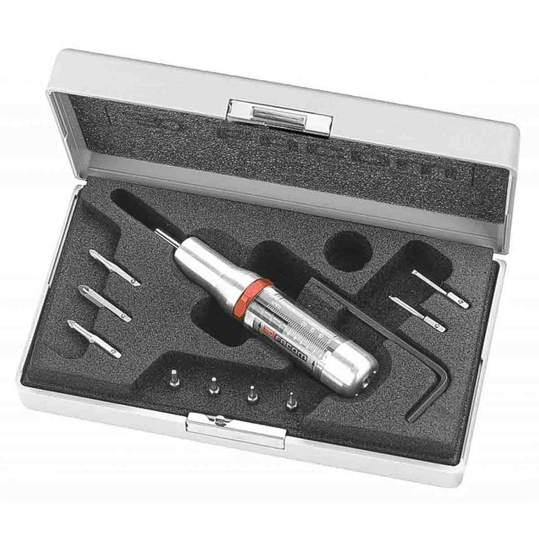 Facom Torque Screwdriver Set PZ Torque Screwdriver, 15 To 75 Nm, 1/4 in Drive