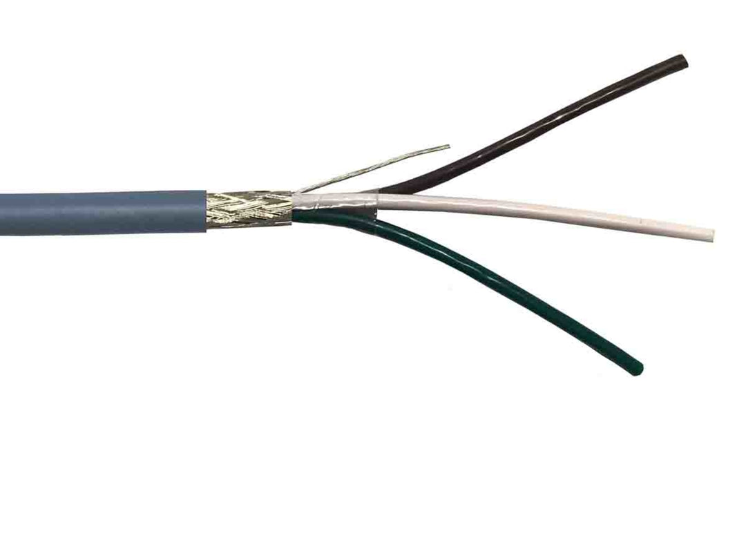 TieDex UK Data Cable 3 Cores 0.25 mm² 100 m Grey Sheath Polyvinyl Chloride