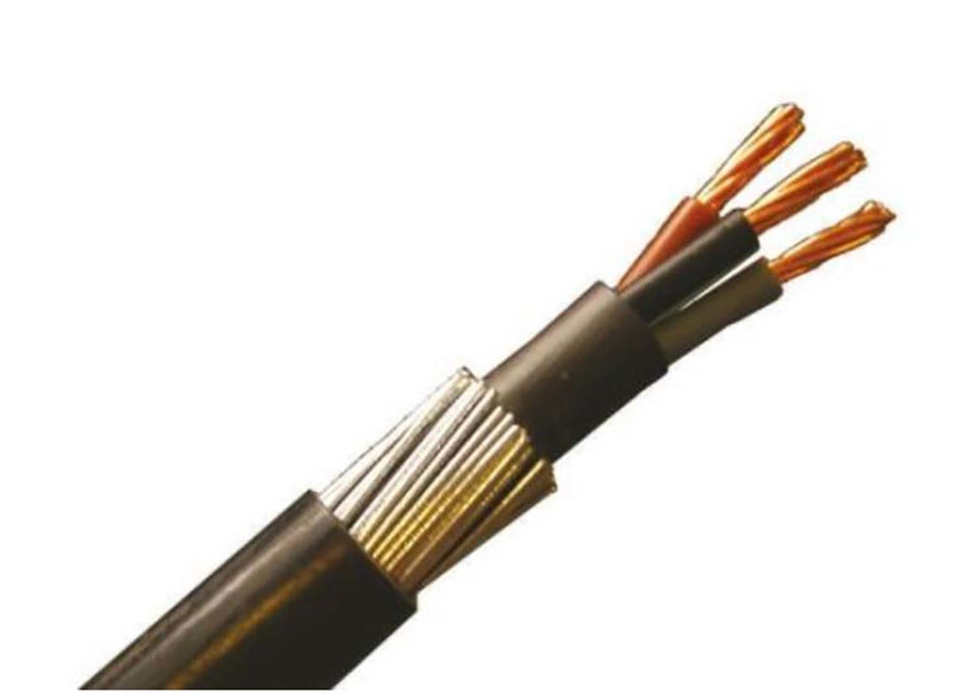TieDex UK 3 Core Power Cable, Black 4mm² 90 °C, 50 m Cross Linked