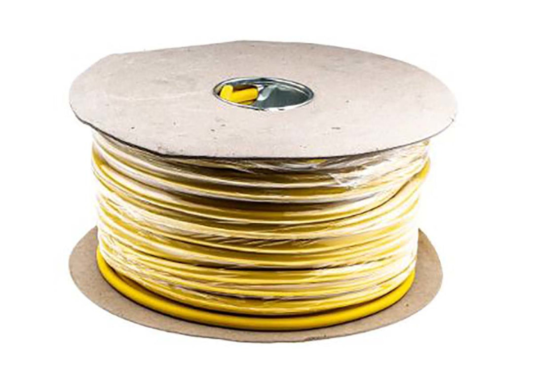 TieDex UK 3 Core Power Cable, Yellow 1.5mm² 60 °C, 100 m Polyvinyl Chloride