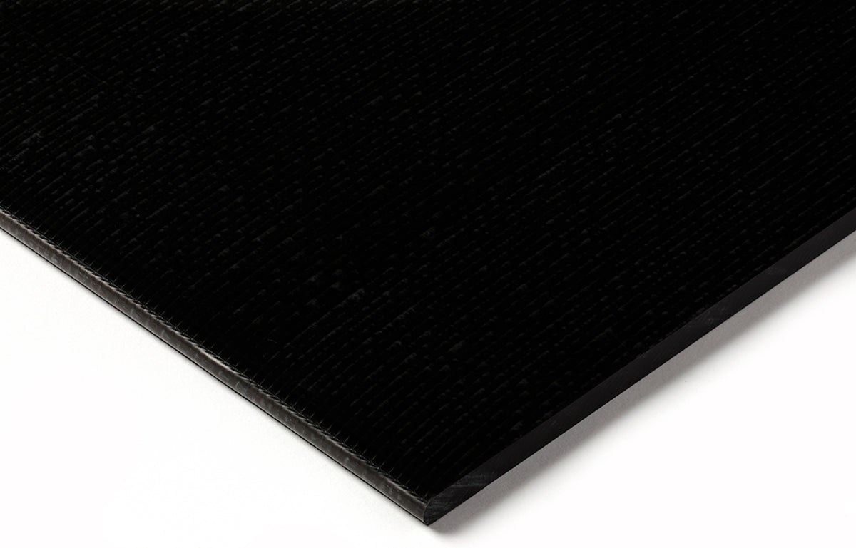 TieDex UK Black POM Plastic Sheet, 500 mm x 330mm x 20 mm