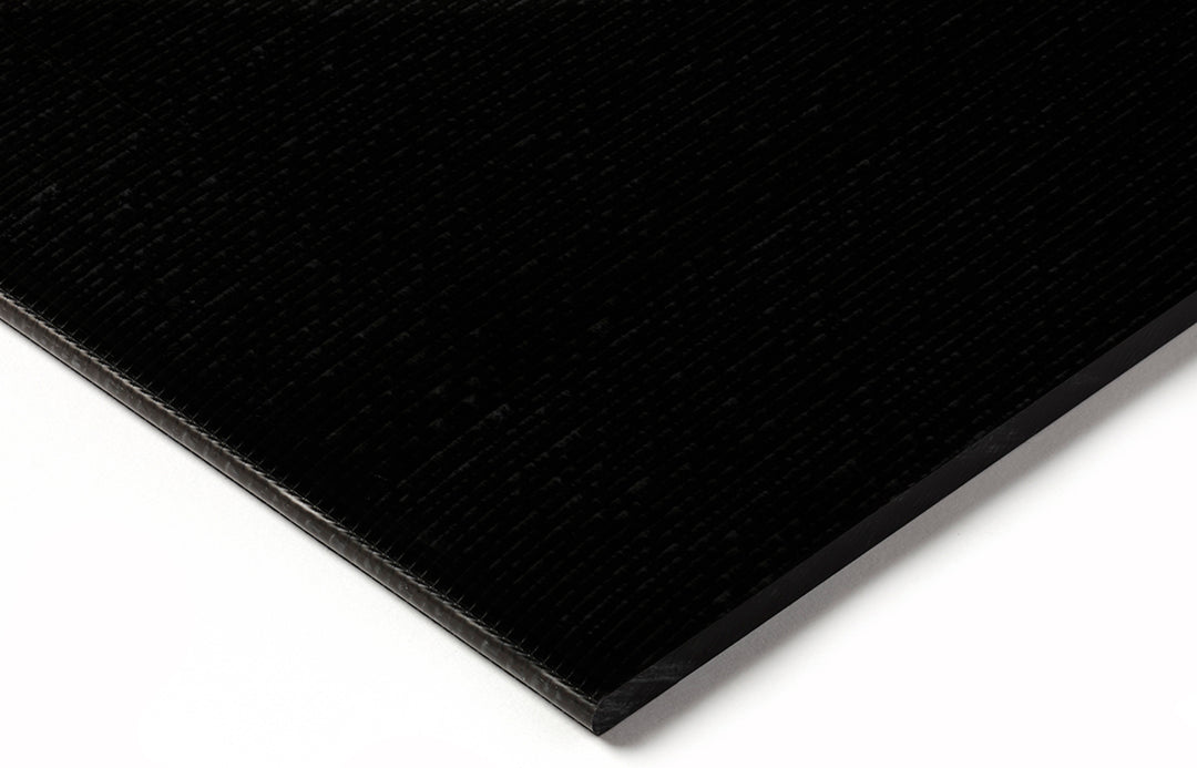 TieDex UK Black POM Plastic Sheet, 500 mm x 330mm x 25 mm